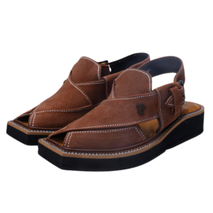 Kaptaan Peshawari Sandals : F-52 Coffee- Suede