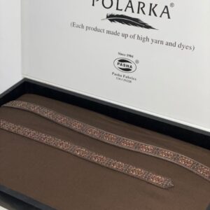 Embroidered Patch Work Brown