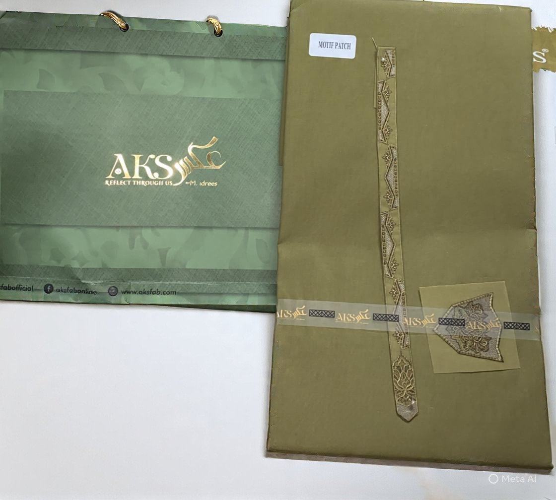 Original AKS : Imported Unstiched Fabric